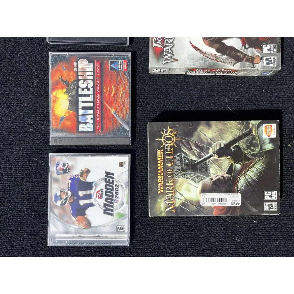 PC Game Lot‎ 5 Zoo Tycoon Complete Prince of Persia Warhammer Madden Battleship